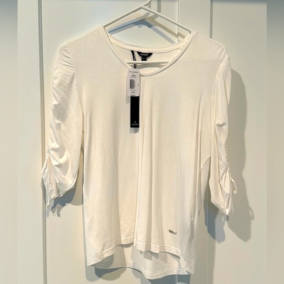 Buffalo David Bitton Tops - Buffalo 3/4 Rouched Sleeve Top